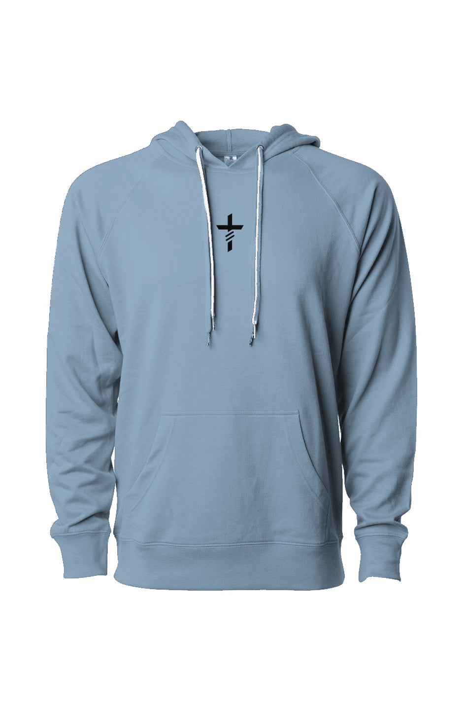 Romans 8:11Cross Light Hoodie