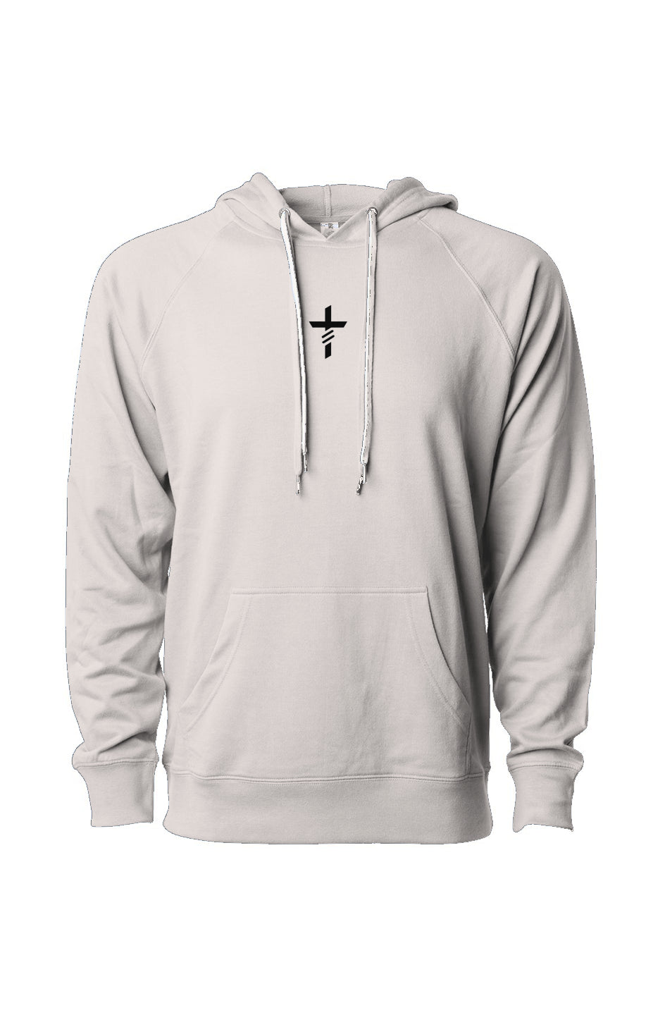 Romans 8:11 Cross Light Hoodie