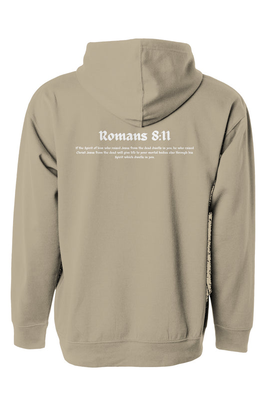 Romans 8:11 Heavy Hoodie