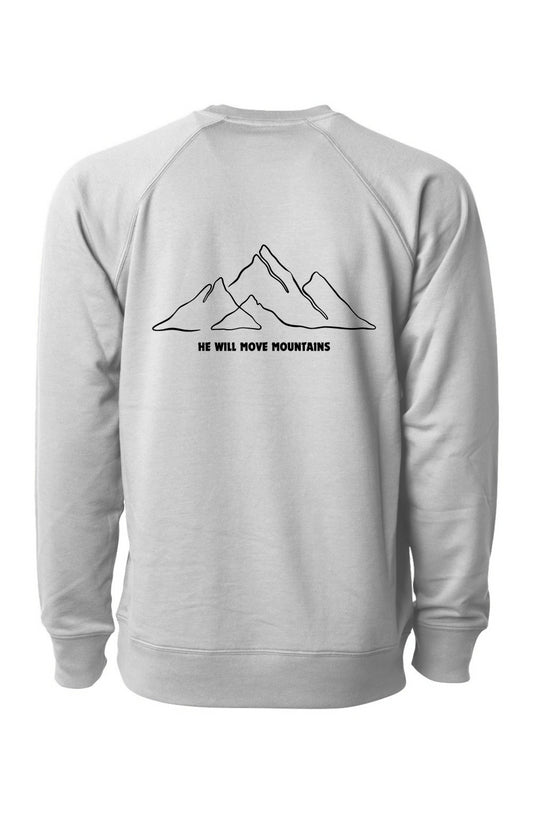 He Will Move Mountains Crewneck