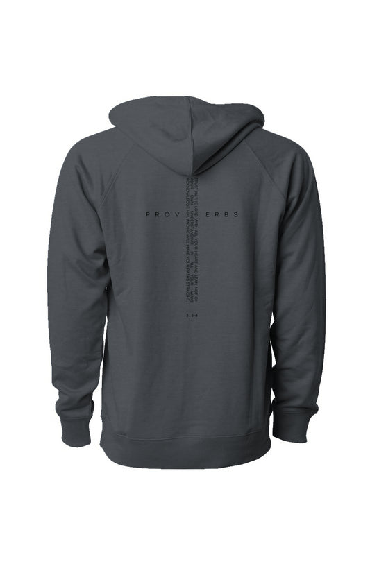 Proverbs 3:5-6 Light Hoody